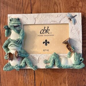 Frog-Themed 4” x 6” Picture Frame